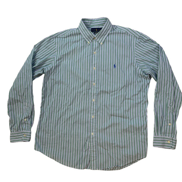 Polo Ralph Lauren Custom Fit Pony Logo Shirt Men's XL - Picture 1 of 3
